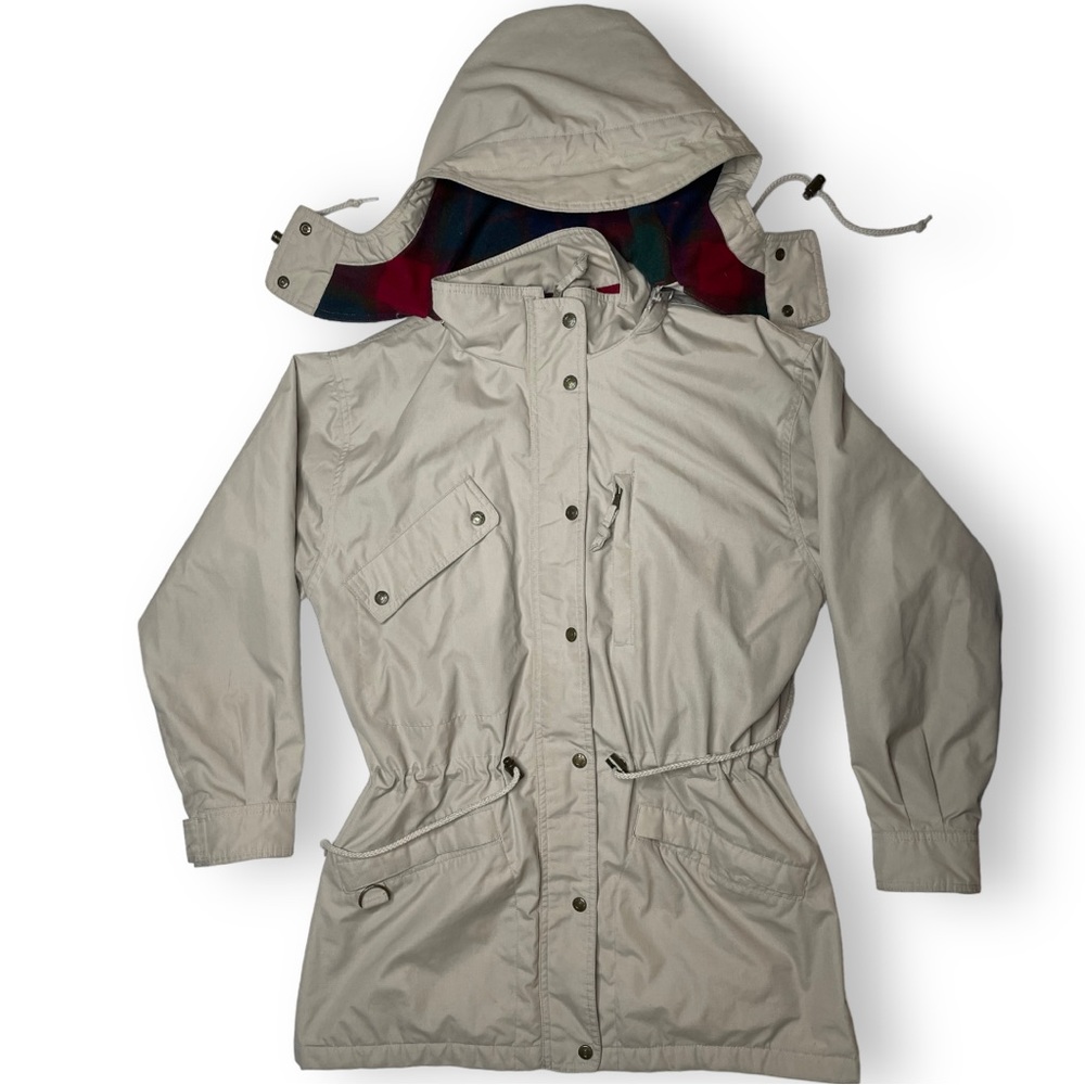 Eddie Bauer Beige Hooded Jacket